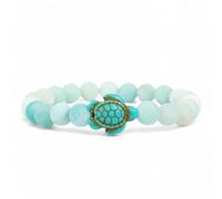 KoaKoa Sea Turtle Tracking Bracelet Bahama Blue, One Size Fits Most, Waterproof, Durable, Track Real Sea Turtle, Supports Conservation