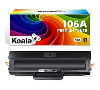 KOALA 1-Pack 106A W1106A Toner Compatible Toner Cartridge Replacement for HP 106A W1106A Toner Black for HP Laser MFP 135wg 137fwg 137fnw, Laser 135a 135r 135w 107w 107a 107r