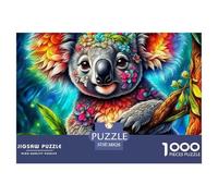 Koala, 1000-piece Jigsaw Puzzle, Artistic Assembly Experience Transforming Finished Image Into Striking Wall Feature, Elegant Decorative Accent Enhancing Modern Living Spaces, Suitable for Ages 12+,