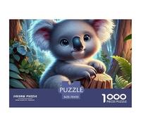 Koala, 1000-piece Jigsaw Puzzle, Competitive Tabletop Challenge Introducing Timed Goals Scoring Excitement, Entertaining Activity Suitable for Friendly Contests Group Play, Suitable for Ages 12+, 70