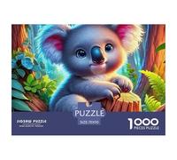 Koala, 1000-piece Jigsaw Puzzle, Satisfying Creative Diversion Enhancing Mood Confidence Accomplishment, Pleasant Home Based Entertainment Suitable for Quiet Nights Weekends, Suitable for Ages 12+,