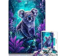 Koala 1000 Piece Jigsaw Puzzles for Teenagers Gifts,Pattern Assembly Fun at Home Activities,Birthday Present,Travel Gifts (38x26cm)