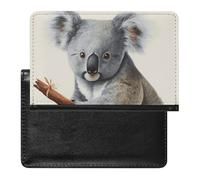 Koala And Butterfly Passport Holder Passport Cover Protector Essentials with Credit Card Slots for Women Men