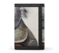 Koala And Butterfly Wallet,Credit Card Holder,Three-fold Wallet for Passport Covers, Purse Passport Bag for Men Women