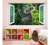 Koala Animal 3D Wall Art Sticker Mural Decal Poster Kids Room Home Decor Wall Art Mural Decal Poster Vinyl 60x90 cm