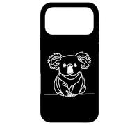 Koala Artistic Line Art Illustration Case for iPhone 17 Pro Max