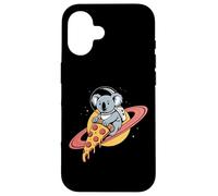 Koala Astronaut Riding A Pizza Slice Through Space Case for iPhone 16