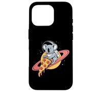 Koala Astronaut Riding A Pizza Slice Through Space Case for iPhone 16 Pro