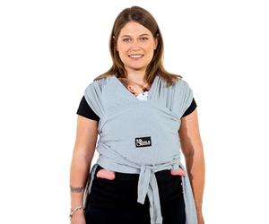 Koala Babycare Baby Sling Easy to Wear - Certified Ergonomic Support - Multi-Purpose Stretchy Baby Carrier Suitable up to 9 kg - Baby Wrap Carrier for Newborn - Light Blue - Registered Design