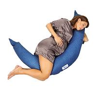 KOALA BABYCARE Pregnancy Pillow for Sleeping XXL - Maternity Breastfeeding Pillow Multifunctional - Full Body Pillow 100% Cotton