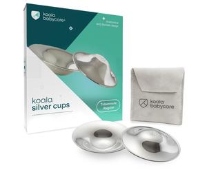 Koala Babycare Silver Nipple Shields for Breastfeeding - Soothing & Reusable UK