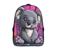 Koala Backpack Kids School Bookbag School Bag 3D Printed Cartoon School Bag for Boys Elementary And Middle School Student Backpacks 40x28x16cm
