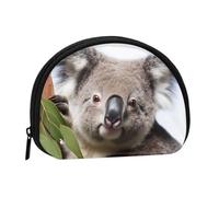 Koala Bear Coin Purse with Zipper Mini Coin Pouch Small Change Wallet for Men Women Coin Bag Personalized Credit Card Bags Everything Storage Pouch for Headset ID Key Lipstick