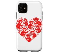 Koala Bear Heart Shaped Koalas Case for iPhone 11