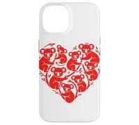 Koala Bear Heart Shaped Koalas Case for iPhone 14