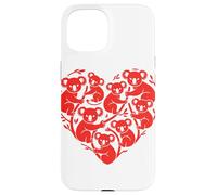 Koala Bear Heart Shaped Koalas Case for iPhone 15