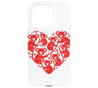 Koala Bear Heart Shaped Koalas Case for iPhone 15 Pro