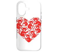 Koala Bear Heart Shaped Koalas Case for iPhone 17