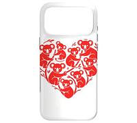 Koala Bear Heart Shaped Koalas Case for iPhone 17 Pro Max