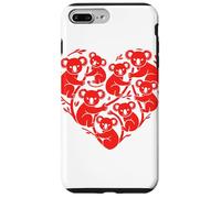 Koala Bear Heart Shaped Koalas Case for iPhone 7 Plus/8 Plus