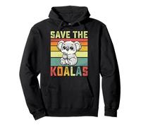 Koala Bear Lover Gifts - Retro Style Vintage Save the Koalas Pullover Hoodie