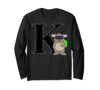 Koala bear outfit cute Alphabet Koala Long Sleeve T-Shirt