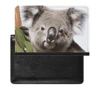 Koala Bear Passport Holder Passport Cover Protector Essentials with Credit Card Slots for Women Men