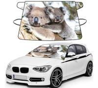 Koala Bear Print Automotive Windshield Frost Cover Protector For Winter Use, Ice Snow Protector Covers For Car