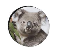 Koala Bear Weatherproof Spare Tire Cover, Tire Diameters 24-36 Inch, Waterproof Universal Wheel Protectors for Trailer Truck RV