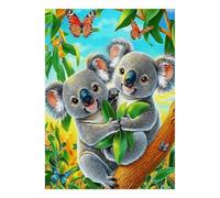 Koala Butterfly Leaf 1000pcs Mini Puzzle For Adults Challenging
