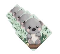 Koala Car Air Freshener Cards for Women Men 4 Pack Cute Car Accessories Long Lasting Scent Car Diffuser Hanging Auto Aromatherapy Tablets Car Fresheners Gifts