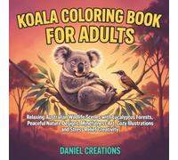 Koala Coloring Book for Adults: Relaxing Australian Wildlife Scenes with Eucalyptus Forests, Peaceful Nature Designs, Mindfulness Art, Cozy Illustrations and Stress Relief Creativity