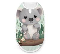 Koala Dog Shirt Quick Dry Breathable Pet T-Shirt Soft Stretchy Sleeveless Vest Dog Apparel M