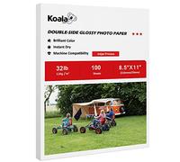 Koala Double Side Glossy Photo Paper 8.5x11 Inches 120gsm 100 Sheets Compatible with Inkjet Printer