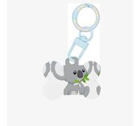 Koala Eat Leaf Printing Acrylic Dog Bone Ornament,Dog Tags Personalized Pet Ornament, Key Chain Bone Shaped Id Tags