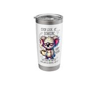 Koala Ever Look At Someone and Think Why Has No One Hit You Stainless Steel Insulated Tumbler