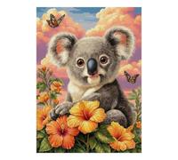 Koala Flower Butterfly 1000 Piece Mini Jigsaw Puzzle For Adults Gift Idea