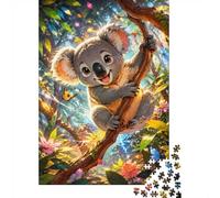 Koala Forest Butterfly Jigsaw Puzzle, 1000 Pcs Indoor Adult Game