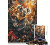 Koala Forest Trees Jigsaw for Teenagers1000 Pieces Strong Logic Cozy Fun Joyful Challenge (38x52cm)