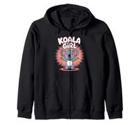 Koala Girl | Koala Bear Product | Youth Kids Girls Koala Zip Hoodie