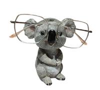 Koala Glasses Holder, Cute Animal Sculpture Eyeglass, 4.13x2.56x4.53 Inches Resin Cartoon Glasses Stand, Adorable Eyewear Display for Home, Sunglasses and Workshop Use