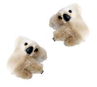 Koala Hair Clip For Girls Plush Hair Claw Soft And Comfortable Hairpin Strong Grip For Daily Sweet Hairstyles