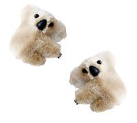 Koala Hair Clip For Girls Plush Hair Claw Soft And Comfortable Hairpin Strong Grip For Daily Sweet Hairstyles