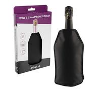 Koala High Tech-Black Wine & Champagne Wrap-1Piece, Plastic Gel Cooler, 15.5x3x23.5 cm