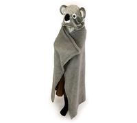 Koala Hooded Animal Blanket Noxxiez Grey One Size