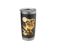 Koala Howling at the Moon Meme Stainless Steel Insulated Tumbler