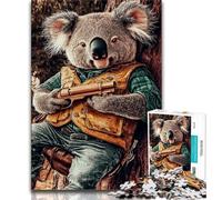 Koala Hunter Jigsaws Puzzles 1000 Pieces for Teenagers Gifts,Educational Games Home Decoration Deal As Gifts for The Whole Family 38x26cm