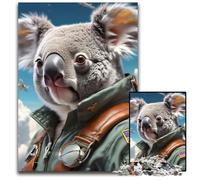 Koala in The CloudsJigsawPuzzle 1000 Pieces for Adults Paper Jigsaw Creative Family GameHome Decor for Teenagers 1000 PCS(38x26cm)
