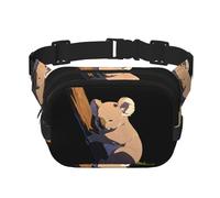 Koala in the sun Printed multifunctional waist bag, unisex trendy messenger bag, travel sports storage bag