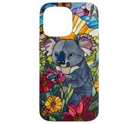Koala in Wildflower Field with Monarch Butterflies Case for iPhone 14 Pro Max